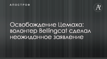 Освобождение Цемаха: волонтер Bellingcat сделал неожиданное заявление