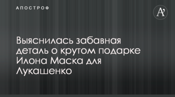Выяснилась забавная деталь о крутом подарке Илона Маска для Лукашенко
