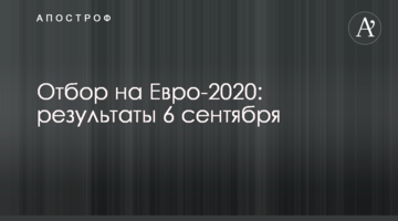 Отбор на Евро-2020: результаты 6 сентября