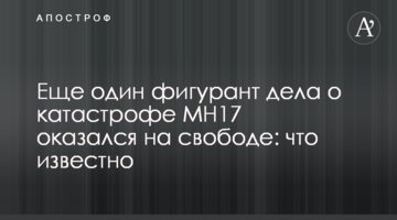 Ще один фігурант справи про катастрофу МН17 опинився на волі: що відомо