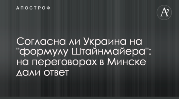 Чи згодна Україна на "формулу Штайнмайєра": на переговорах в Мінську дали відповідь