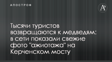 Тысячи туристов возвращаются к медведям: в сети показали свежие фото "ажиотажа" на Керченском мосту
