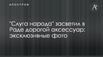 "Слуга народу" засвітив в Раді дорогий аксесуар: ексклюзивні фото