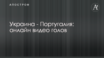 Украина - Португалия: видео голов