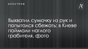 Вихопив сумочку з рук і спробував втекти: в Києві зловили зухвалого грабіжника, фото