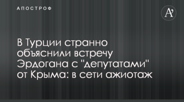 В Турции странно объяснили встречу Эрдогана с "депутатами" от Крыма: в сети ажиотаж
