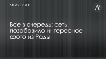 Всі в чергу: мережу потішило цікаве фото з Ради