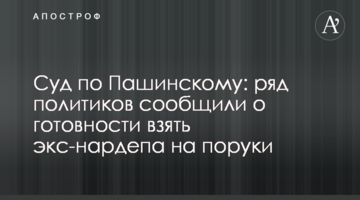 Суд по Пашинскому: ряд политиков сообщили о готовности взять экс-нардепа на поруки