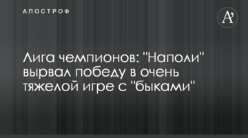 Лига чемпионов: "Наполи" вырвал победу в очень тяжелой игре с "быками"