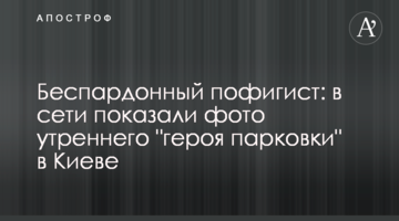 Безпардонний пофігіст: в мережі показали фото ранкового "героя парковки" в Києві