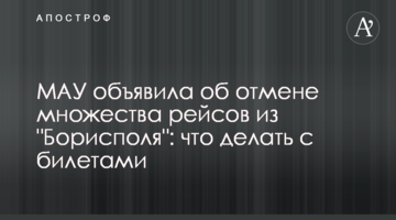 МАУ оголосила про скасування великої кількості рейсів з "Борисполя": що робити з квитками