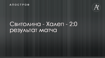 Свитолина - Халеп - 2:0 результат матча