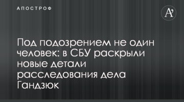 Под подозрением не один человек: в СБУ раскрыли новые детали расследования дела Гандзюк