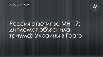 Росія відповість за MH-17: дипломат пояснила тріумф України в Гаазі