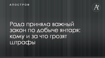 Рада прийняла важливий закон по видобутку бурштину: кому і за що загрожують штрафи