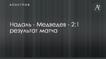 Надаль - Медведєв - 2:1 результат матчу