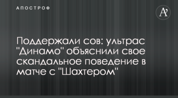 Поддержали сов: ультрас "Динамо" объяснили свое скандальное поведение на матче с "Шахтером", видео