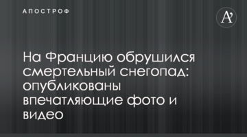 На Францию обрушился смертельный снегопад: опубликованы впечатляющие фото и видео