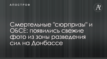 Смертельные "сюрпризы" и ОБСЕ: появились свежие фото из зоны разведения сил на Донбассе