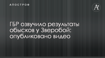 ГБР озвучило результаты обысков у Зверобой: опубликовано видео