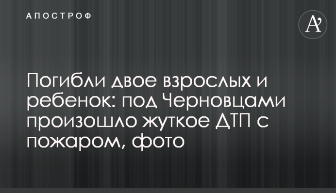 Загинули двоє дорослих і дитина: під Чернівцями сталася страшна ДТП з пожежею, фото