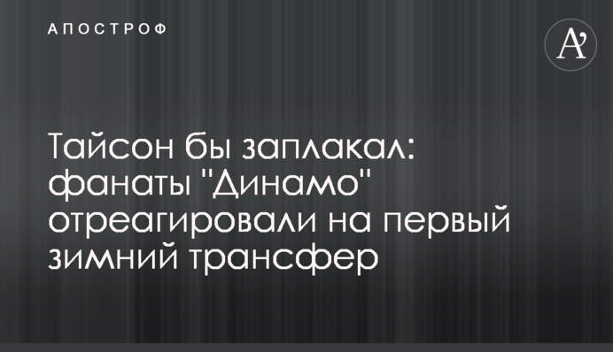 Тайсон бы заплакал: фанаты 