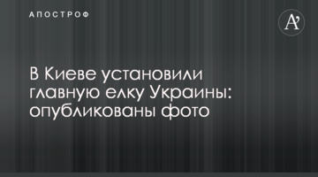 У Києві встановили головну ялинку України: опубліковані фото