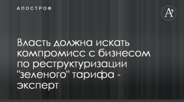 Власть должна искать компромисс с бизнесом по реструктуризации "зеленого" тарифа - эксперт