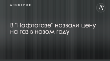 В "Нафтогазе" назвали цену на газ в новом году