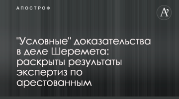 "Умовні" докази в справі Шеремета: розкриті результати експертиз по арештованим