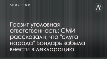 Грозит уголовная ответственность: СМИ рассказали, что "слуга народа" Бондарь забыла внести в декларацию