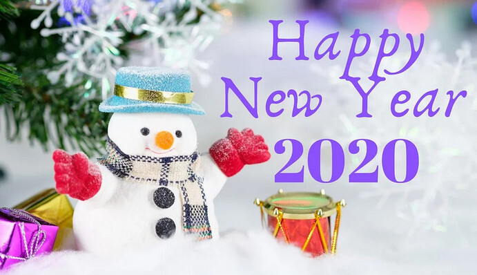 Поздравления с Новым годом 2020 в картинках и видео