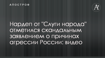Нардеп від "Слуги народу" відзначився скандальною заявою про причини агресії Росії: відео