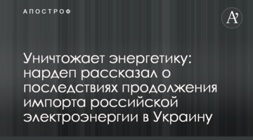 Уничтожает энергетику: нардеп рассказал о последствиях продолжения импорта российской электроэнергии в Украину
