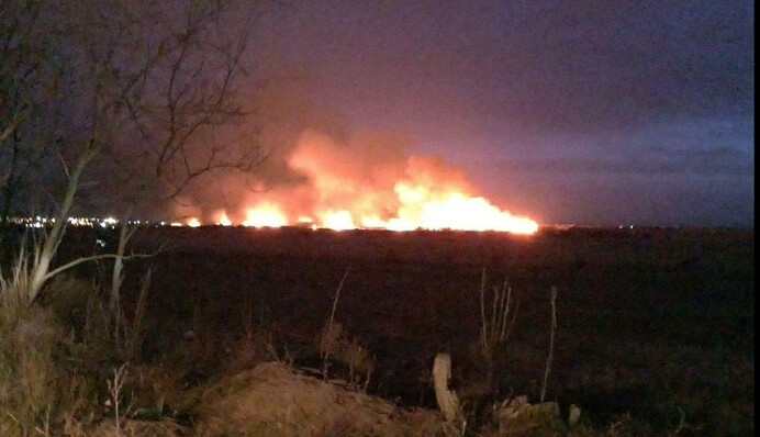 К Одессе подбирается масштабный пожар, спасатели бессильны: фото и видео