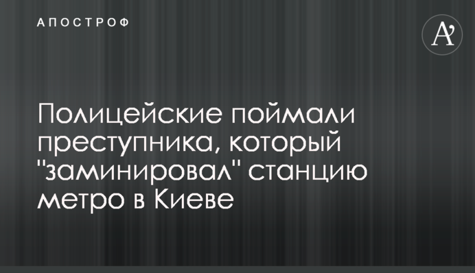 Полицейские поймали преступника, который 