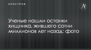 Вчені знайшли рештки хижака, який жив сотні мільйонів років тому: фото