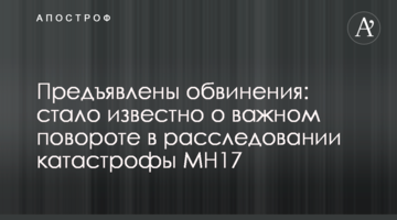 Предъявлены обвинения: стало известно о важном повороте в расследовании катастрофы МН17