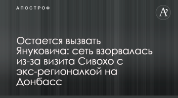 Остается вызвать Януковича: сеть взорвалась из-за визита Сивохо с экс-регионалкой на Донбасс