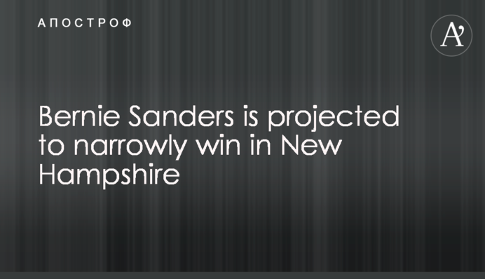 Bernie Sanders is projected to narrowly win in New Hampshire