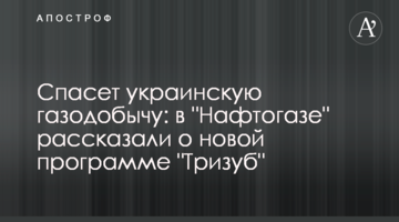 Спасет украинскую газодобычу: в "Нафтогазе" рассказали о новой программе "Тризуб"
