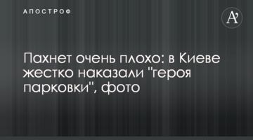 Пахне дуже погано: в Києві жорстко покарали "героя парковки", фото