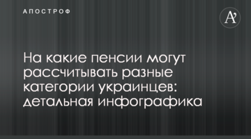 На які пенсії можуть розраховувати різні категорії українців: детальна інфографіка
