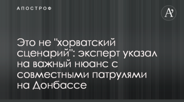 Это не "хорватский сценарий": эксперт указал на важный нюанс с совместными патрулями на Донбассе