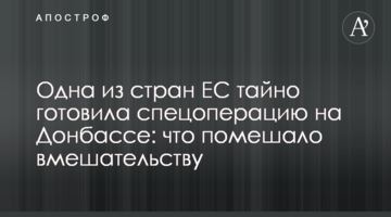 Одна из стран ЕС тайно готовила спецоперацию на Донбассе: что помешало вмешательству