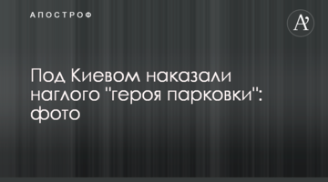 Під Києвом покарали нахабного "героя парковки": фото