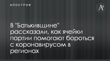 В "Батькивщине" рассказали, как ячейки партии помогают бороться с коронавирусом в регионах
