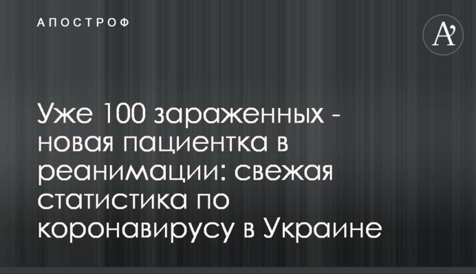 Уже больше 100 зараженных - новая пациентка в реанимации: свежая статистика по коронавирусу в Украине