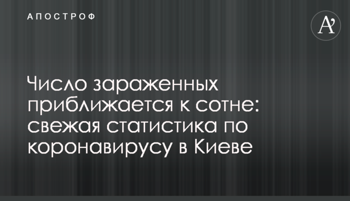 Кількість заражених наближається до сотні: свіжа статистика щодо коронавірусу в Києві