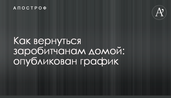 Як повернутися заробітчанам додому: опубліковано графік